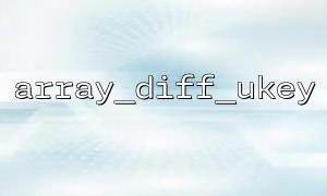 Use array_diff_ukey() in conjunction with array_intersect_key()