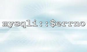 How to map all MySQL error codes and their meanings through $errno