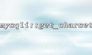 Use mysqli::get_charset to check the character set to prevent SQL injection