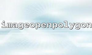 imageopenpolygon() cooperates with alpha gradient to achieve translucent effect