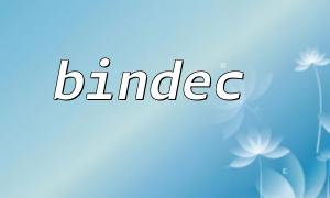 捕捉 bindec() 转换失败的情况并记录日志