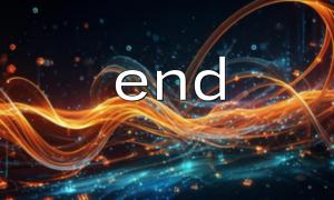 What should you pay attention to when using end() in OOP?
