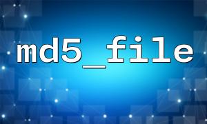 Why does md5_file() return FALSE?