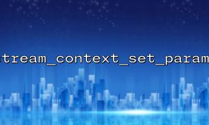 Can stream_context_set_params be used for file resumption? How to configure it?