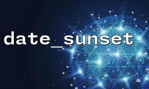 Passen Sie verschiedene Zenith -Werte an, um zivile/navigilanz-/astronomische Sonnenuntergangszeit zu erhalten